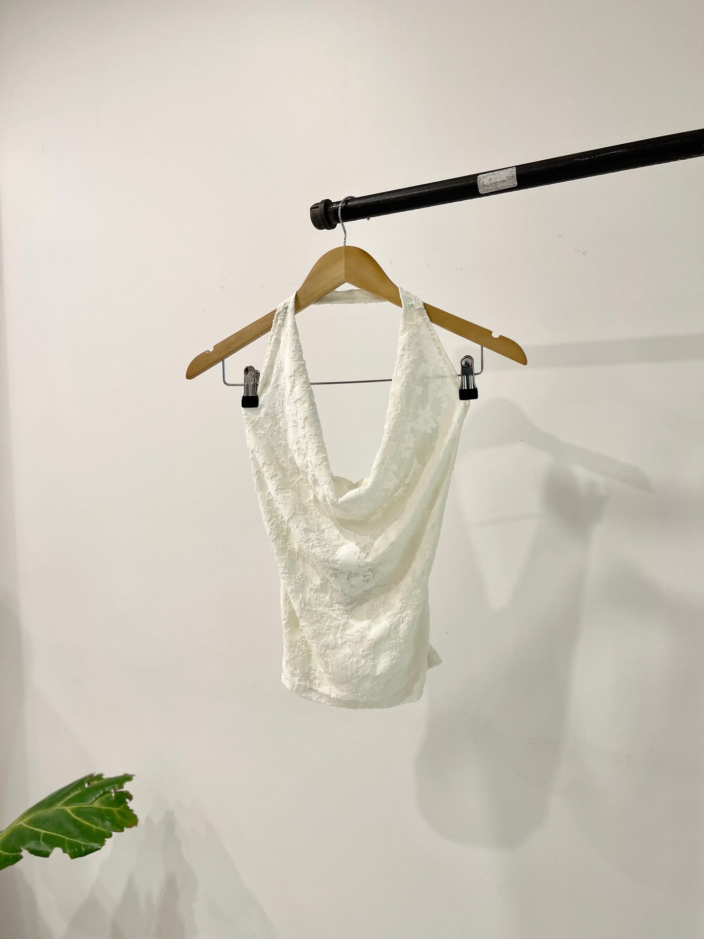 STOUT Jacquard halter top