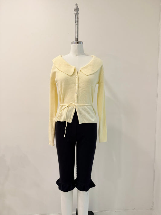 BENJI Ruffle hem capri