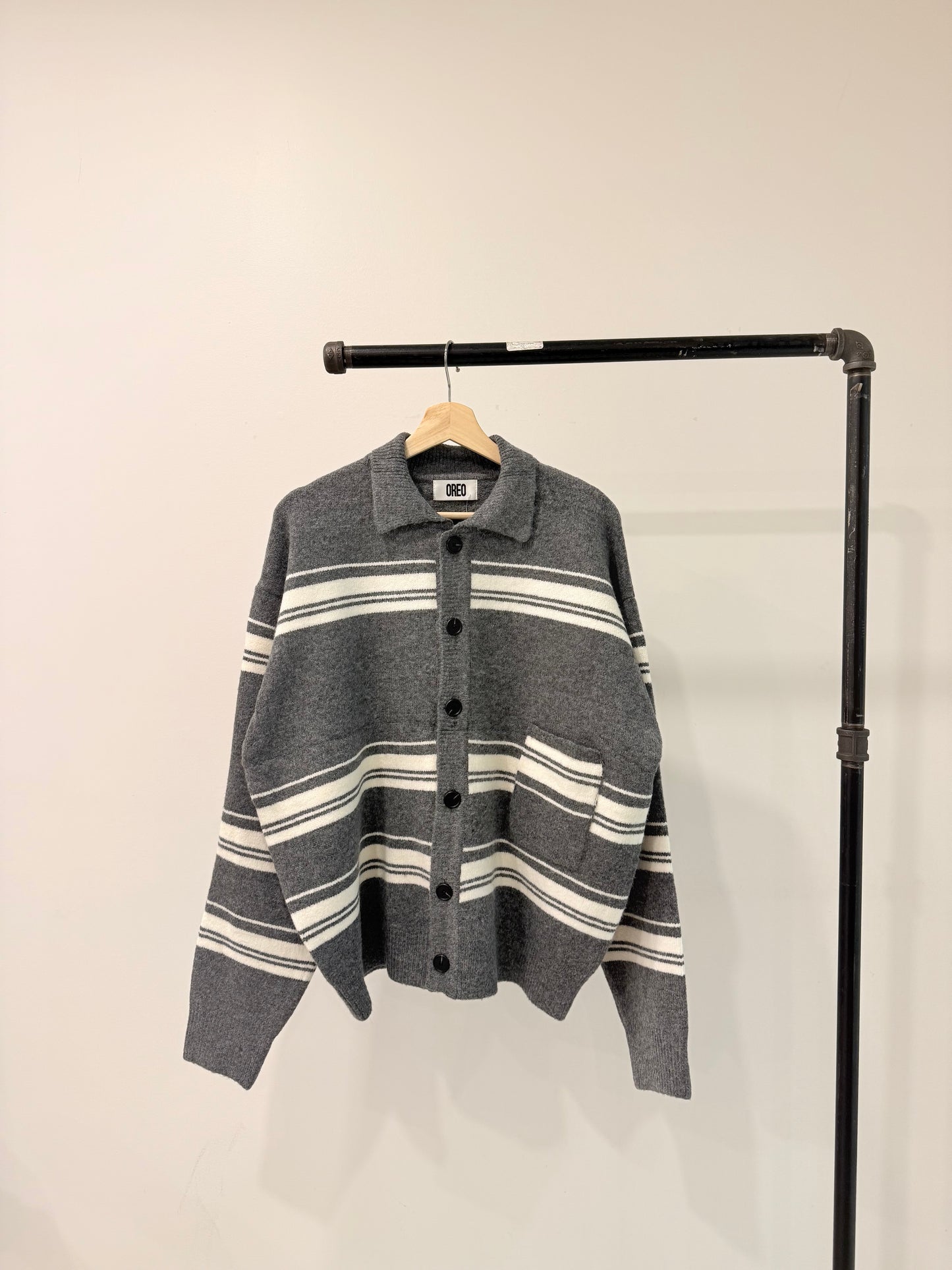 SAVANA Stripe cardigan