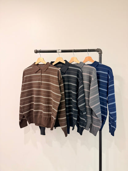 DRAMA Stripe knit top