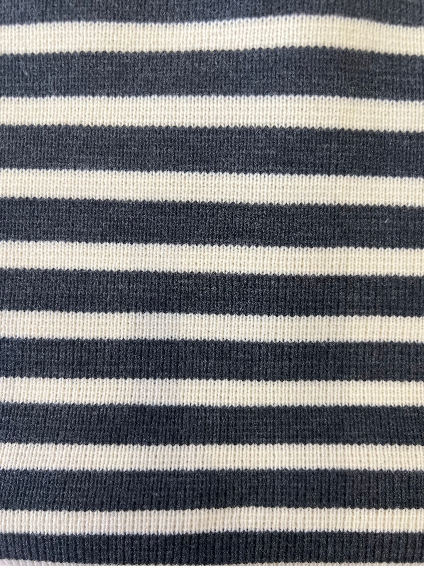 PETAN Stripe half-zip sweater