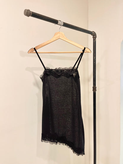 PAULA Asymmetrical slip dress