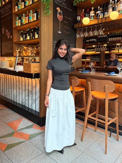 AXIS Smocked maxi skirt
