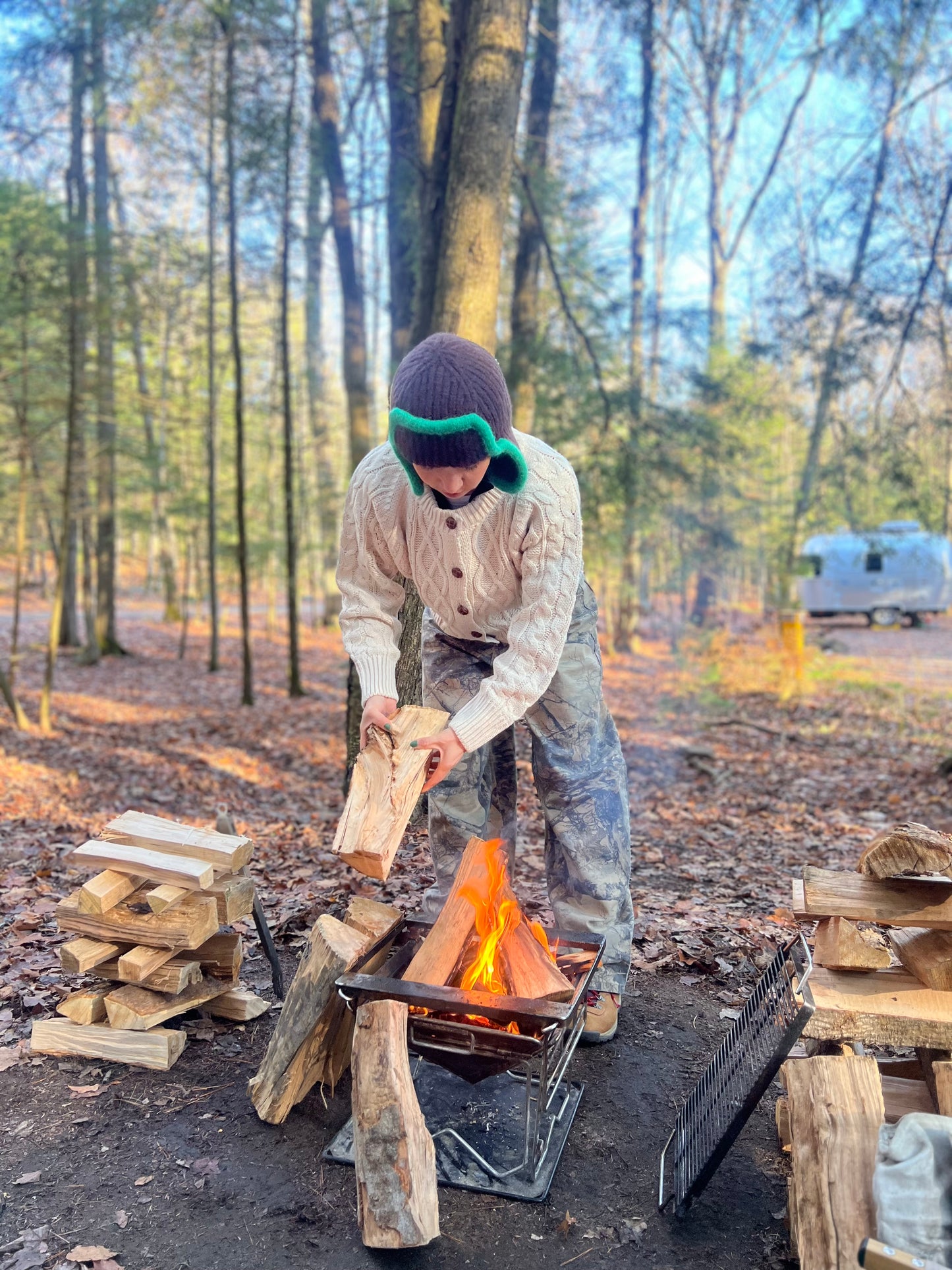 FATE Cable-knit cardigan