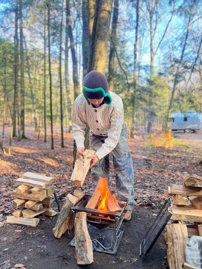 FATE Cable-knit cardigan