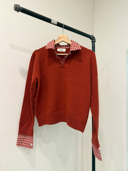 RIAN  Faux layered knit