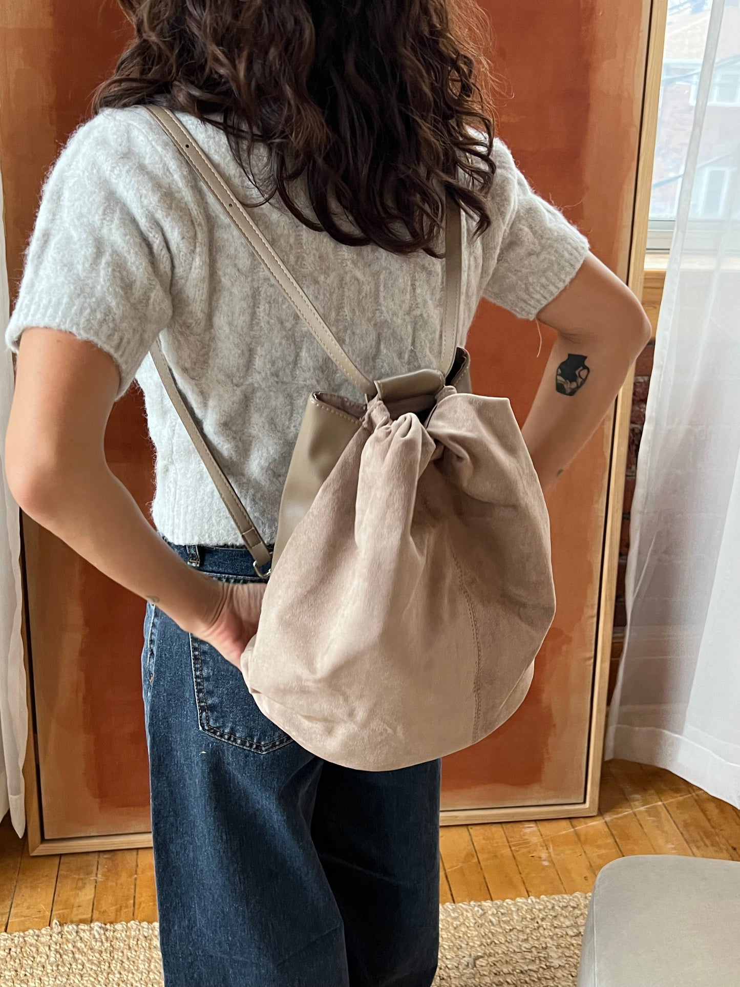 GOTON Suede backpack