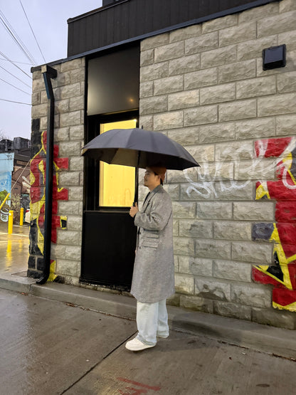 LIAMS Unisex herringbone coat