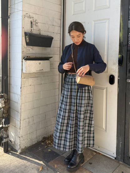 LIRA Plaid maxi skirt