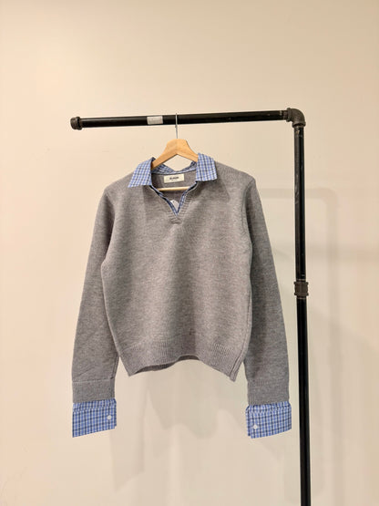 RIAN  Faux layered knit