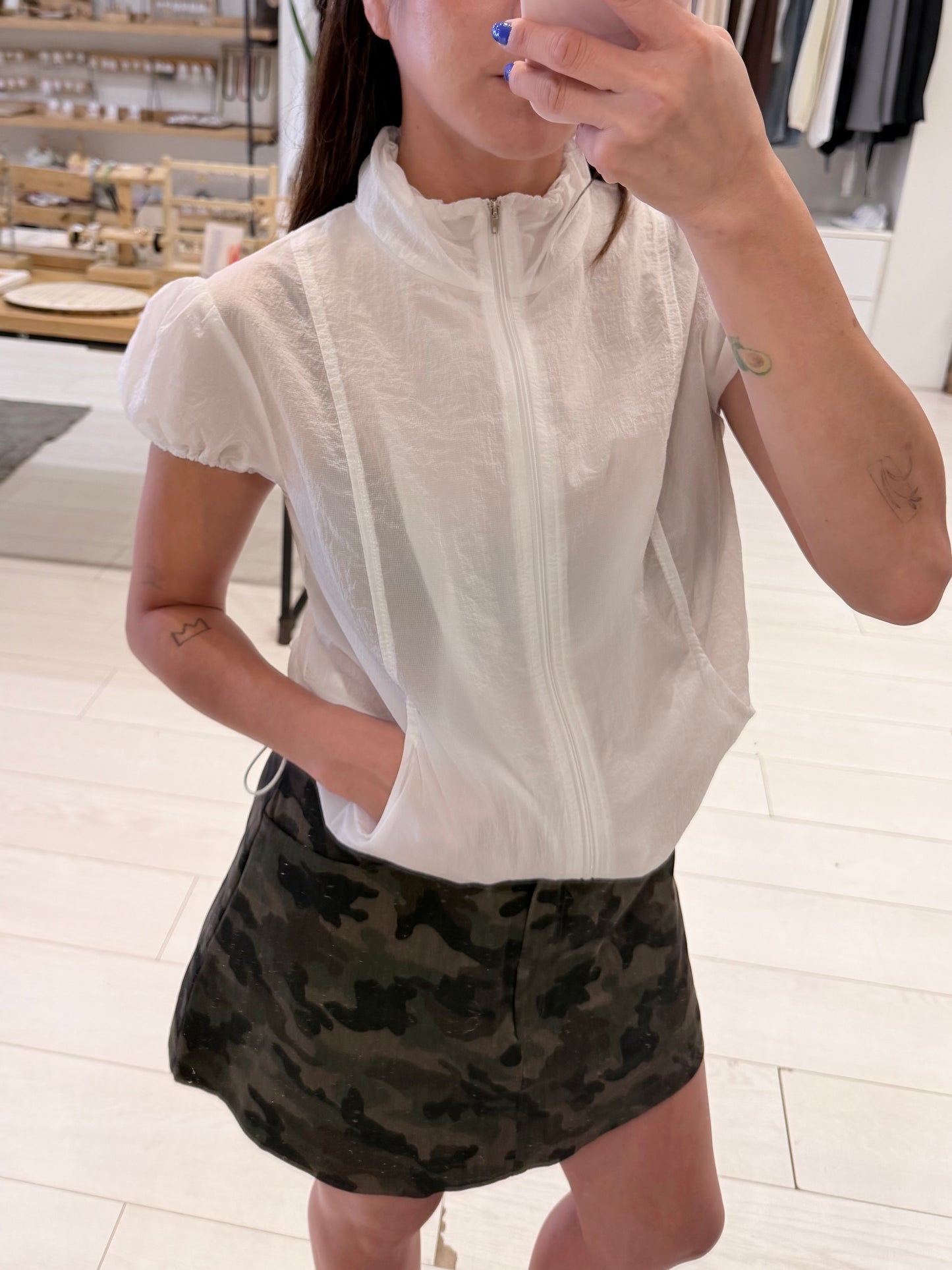 INGRID Cropped windbreaker