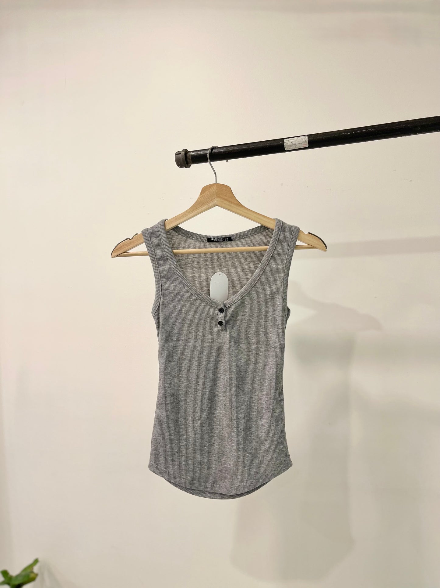 ESME Ribbed henley tank