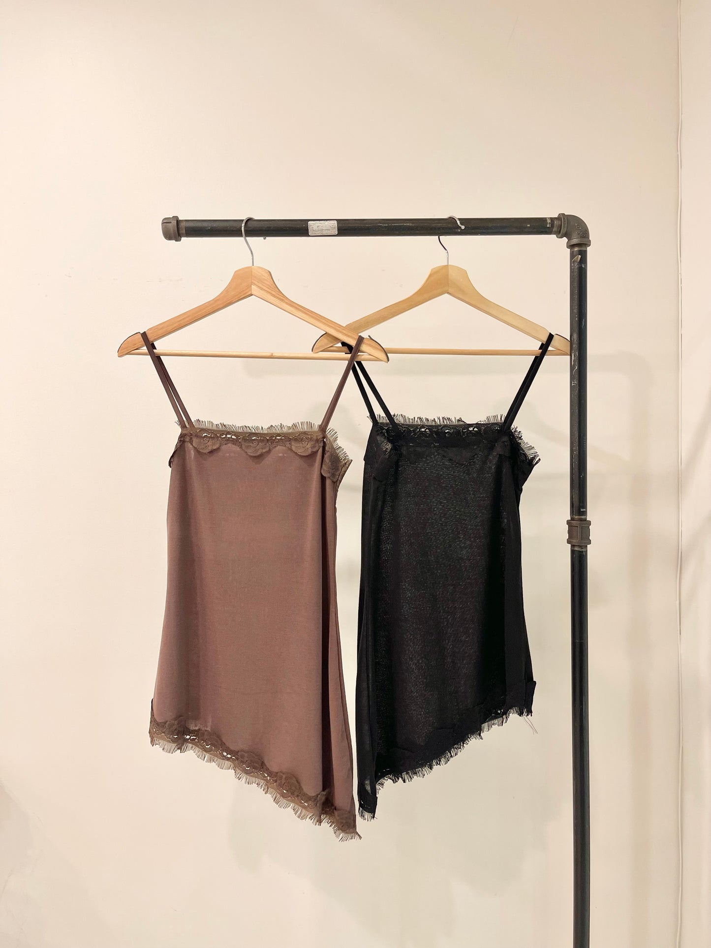 PAULA Asymmetrical slip dress