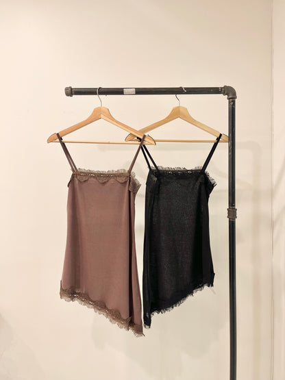 PAULA Asymmetrical slip dress