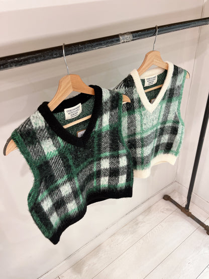 TIBY Plaid sweater vest