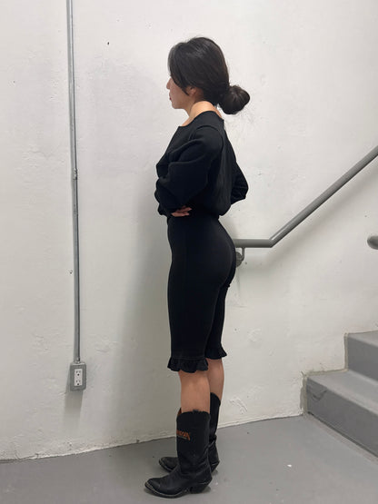 BENJI Ruffle hem capri