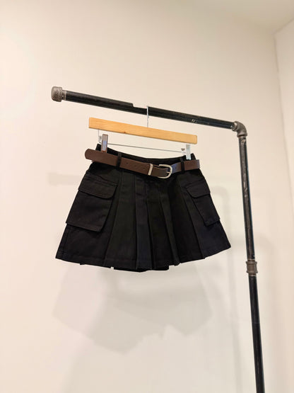 ZELLA Pleated mini cargo skirt