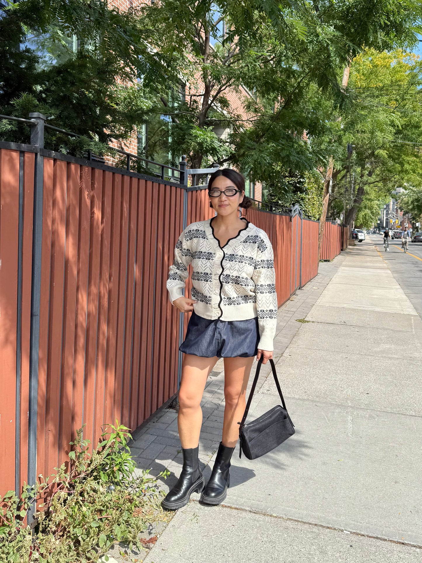 COZY  Printed cardigan