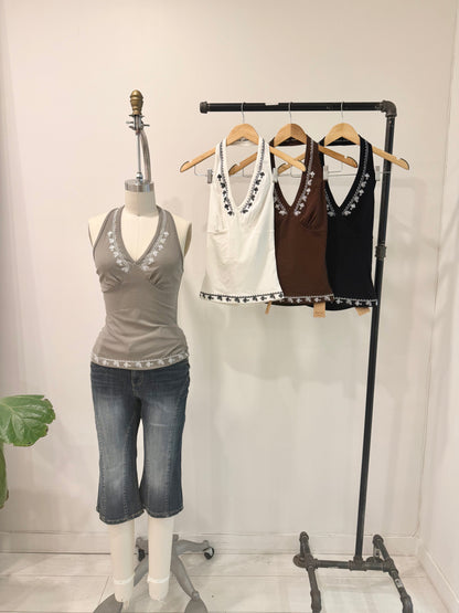 MINA Boho halter top