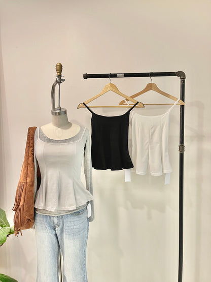 SHANE Peplum tanktop