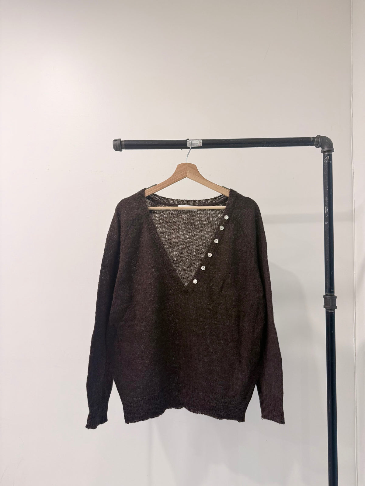 AGATHA Wool V-neckline sweater