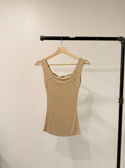 AMIRA Square-neck top