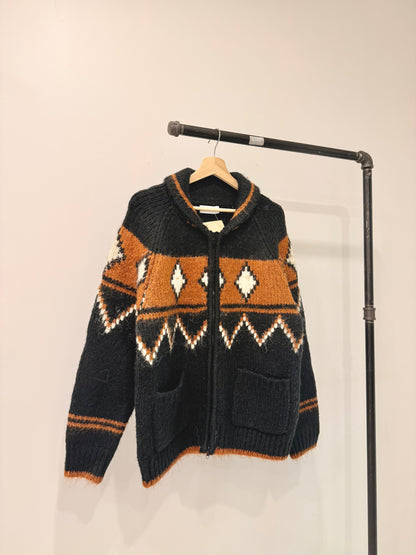 GOLDEN Heavy zip-up sweater