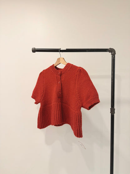 LEX Knit peplum top