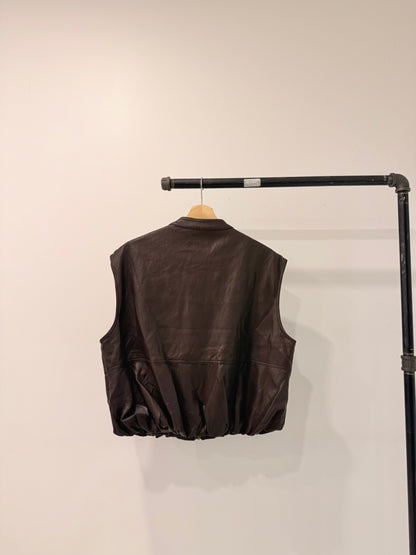 ANOR Vegan leather vest