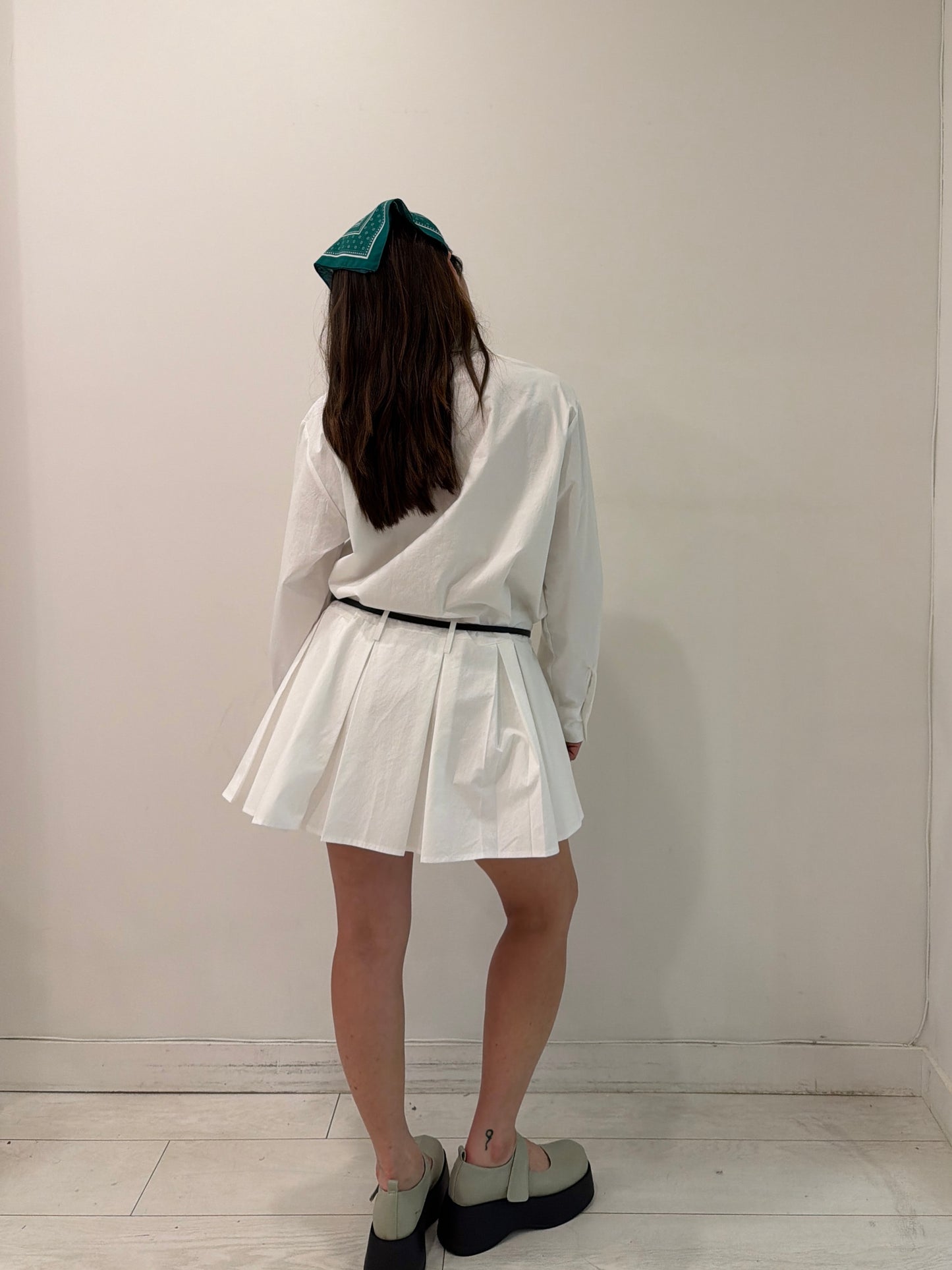 JOSIE Pleated shirtdress