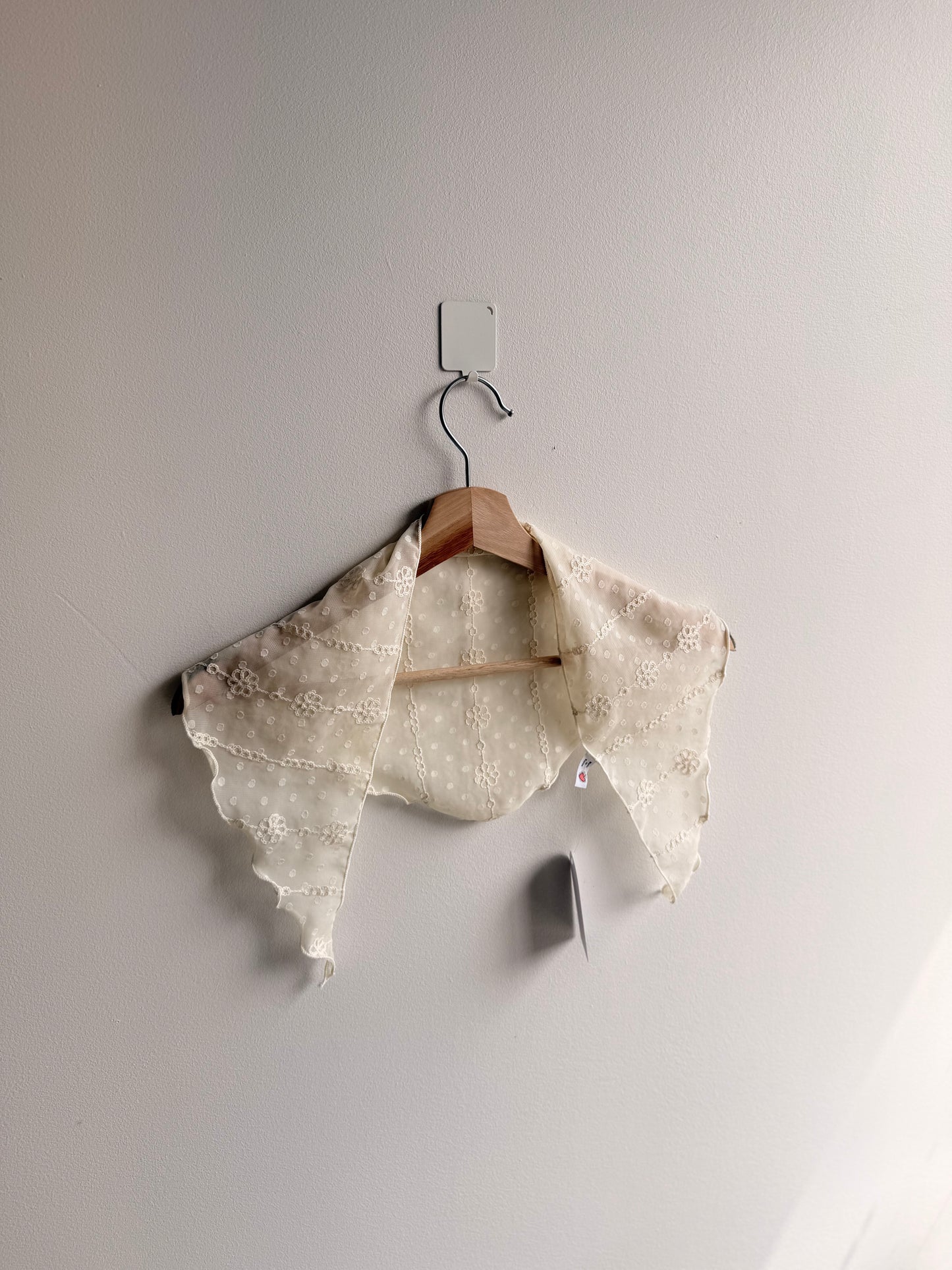 JIN Embroidery mini scarf
