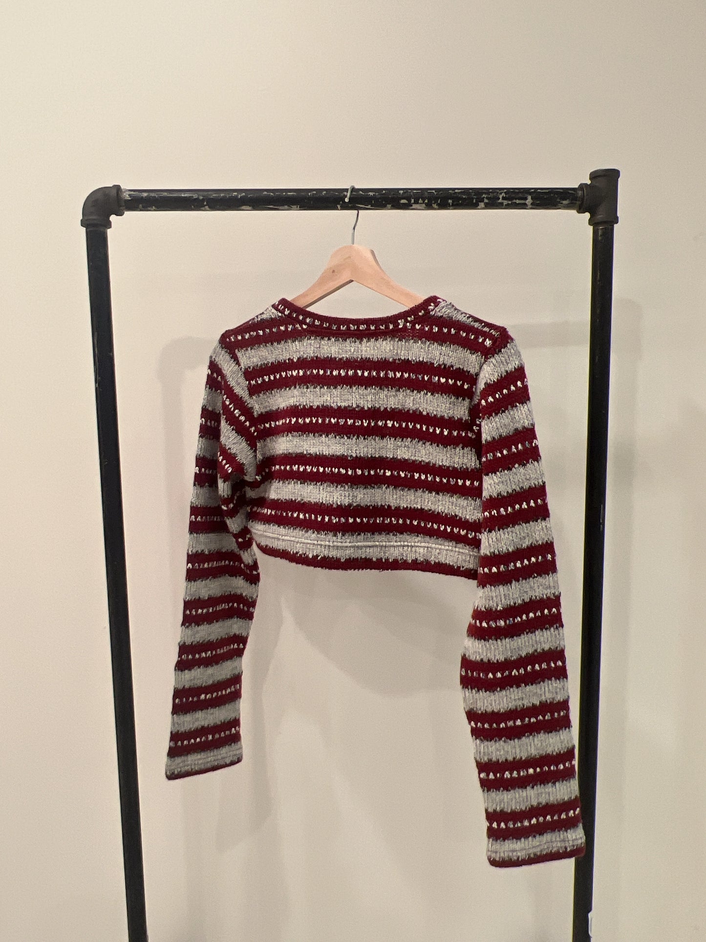 ERIN Cropped zip-up sweater