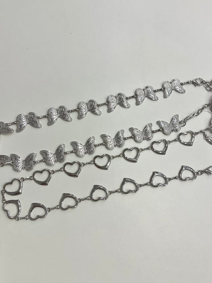 PAPILLON Butterfly chain belt
