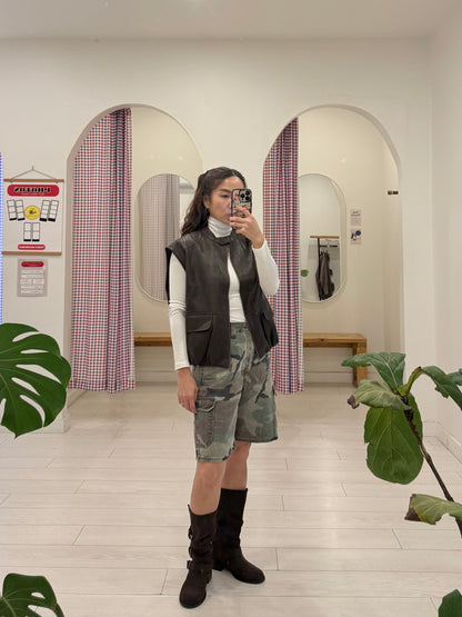 ANOR Vegan leather vest