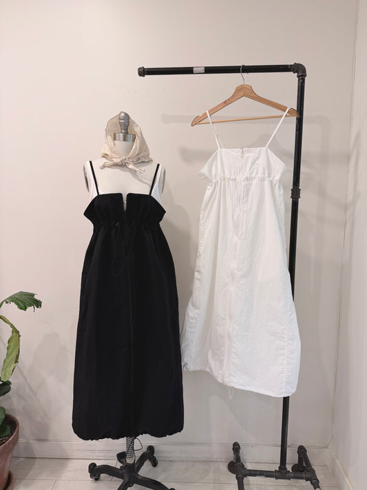 ELODIE Shirred maxi dress