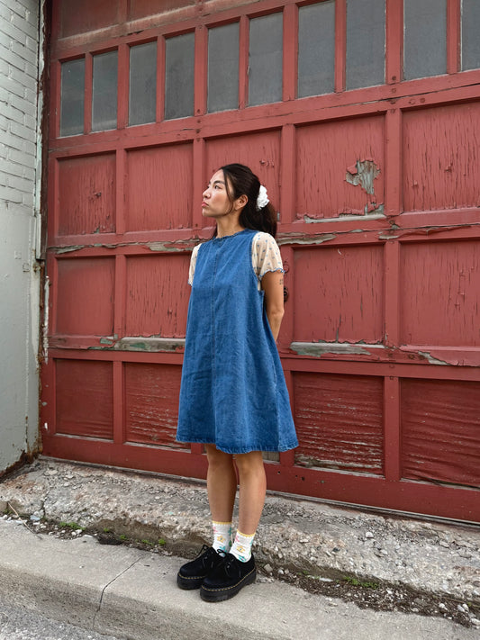 NESSON Denim mini dress