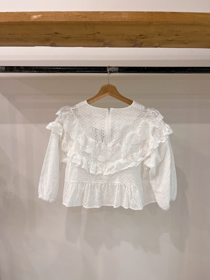 JUDY Eyelet blouse