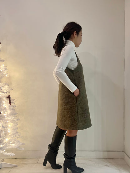 BARA Mini fleece dress