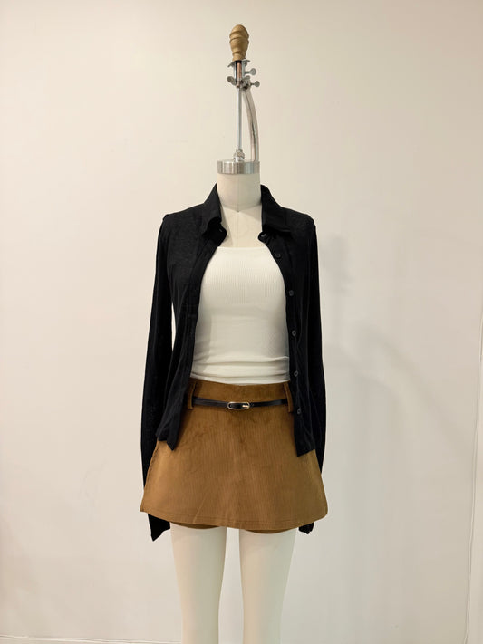 SILO Corduroy mini skirt