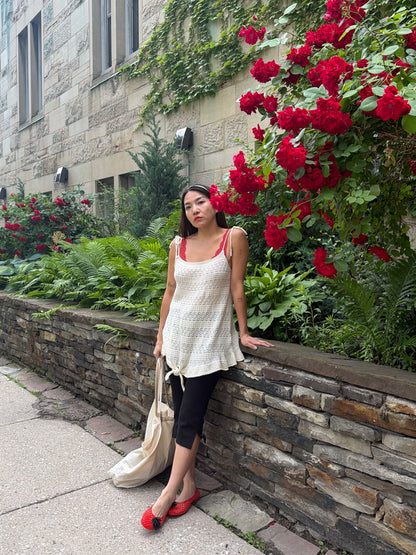 MILOU Crochet dress top