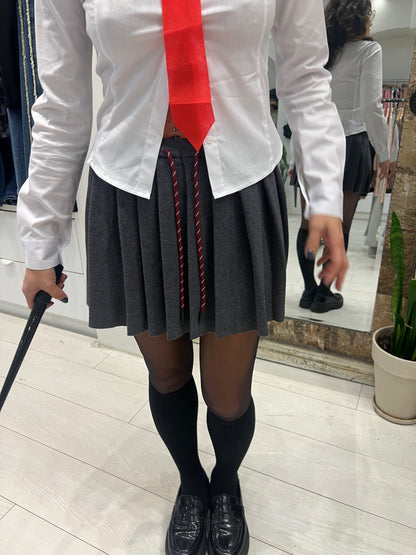 CHEM Schoolgirl knit skirt