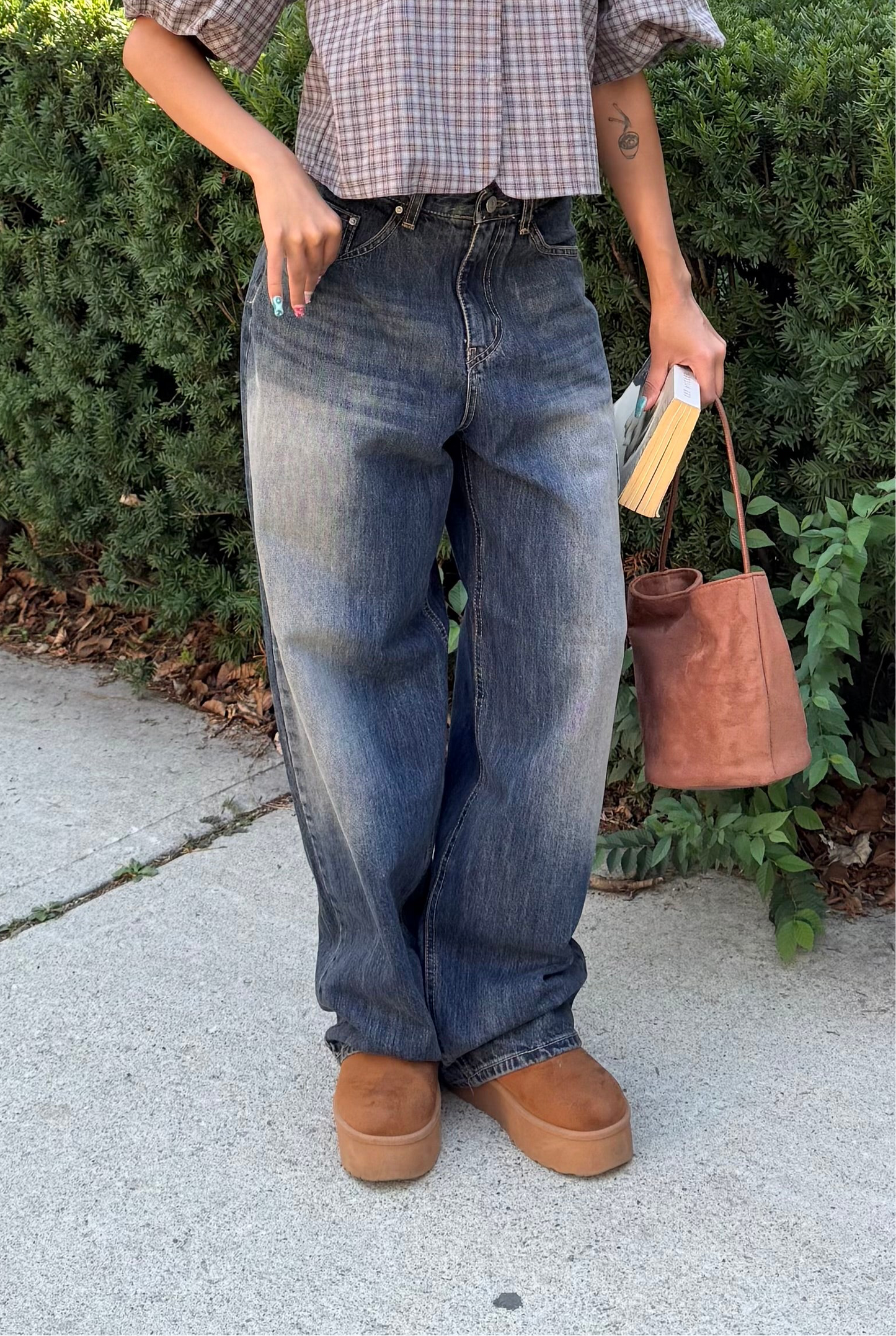 SAM Acid washed baggy jeans