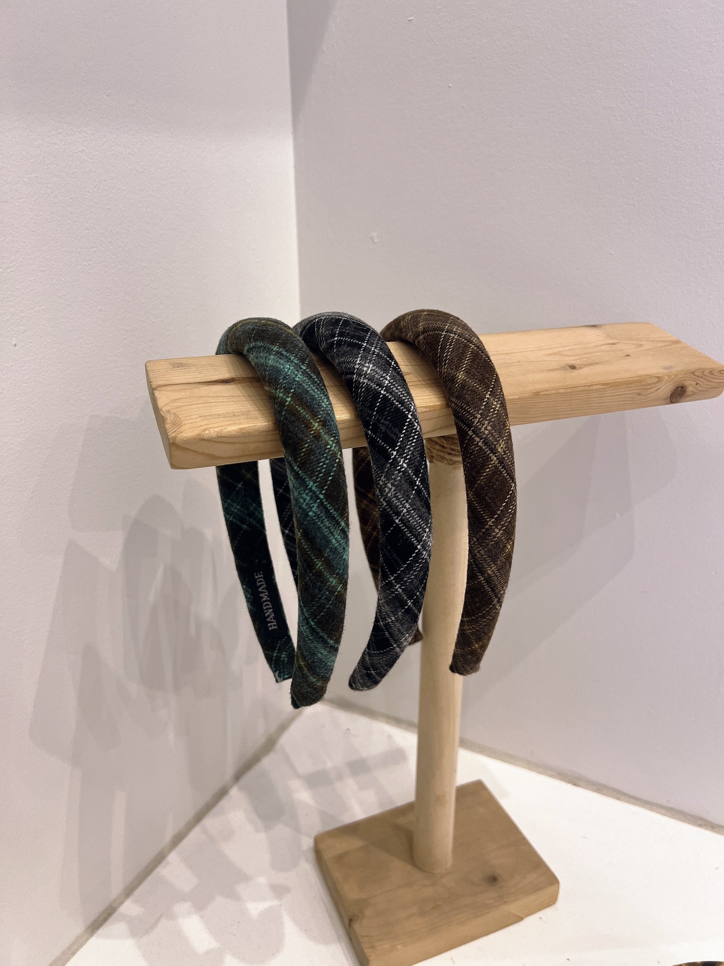 RYO Padded plaid headband