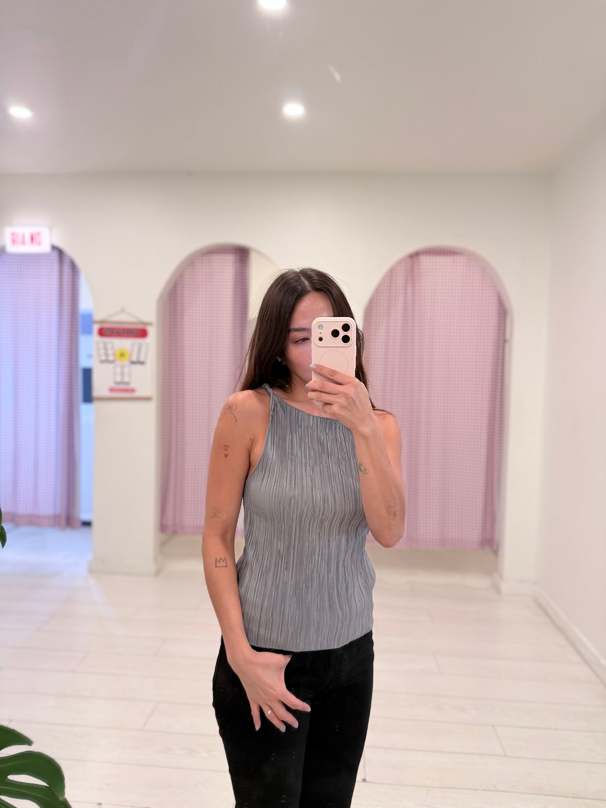 HARRIET Pleated tank