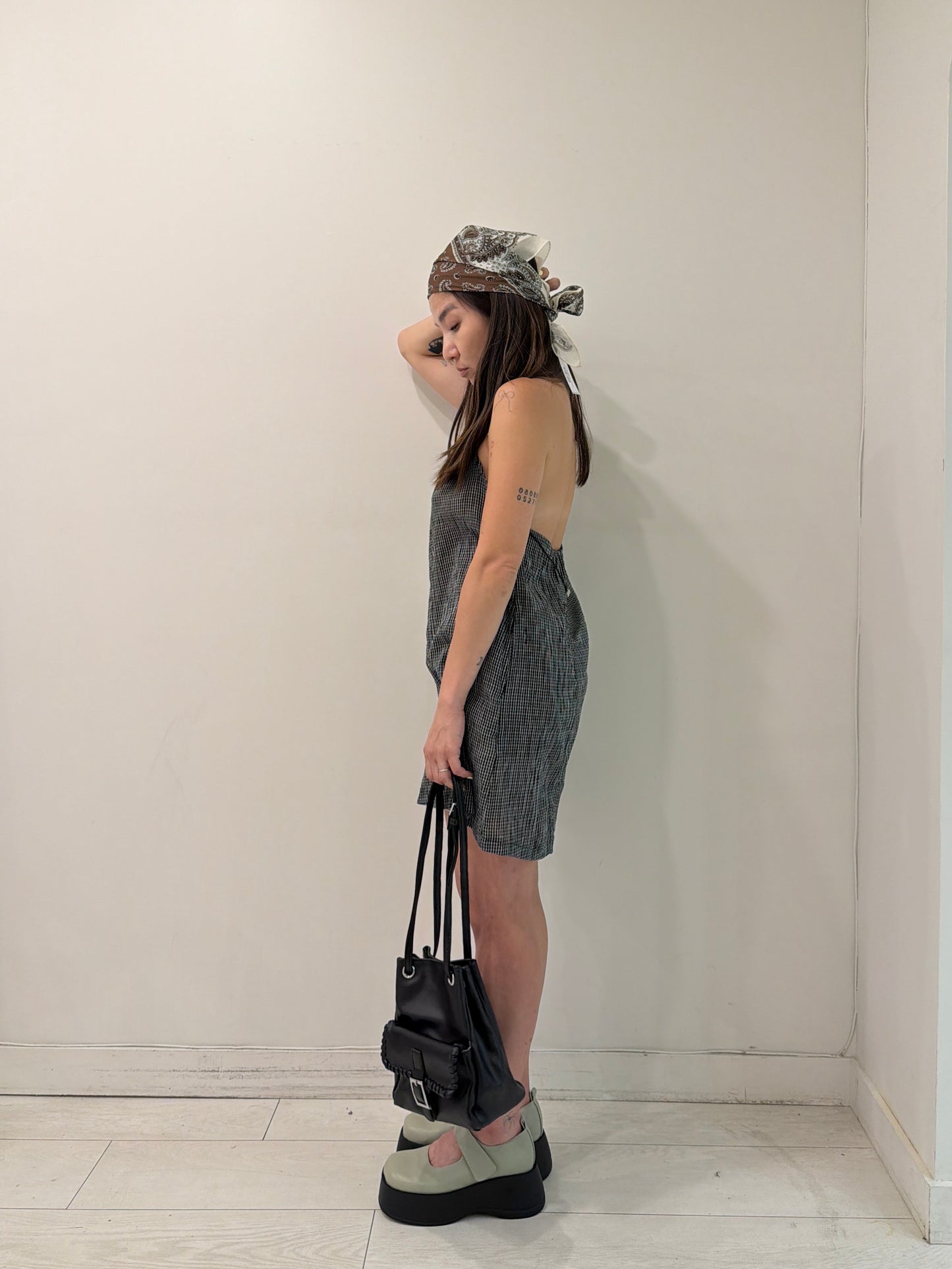 GEMMA Faux-leather bucket bag