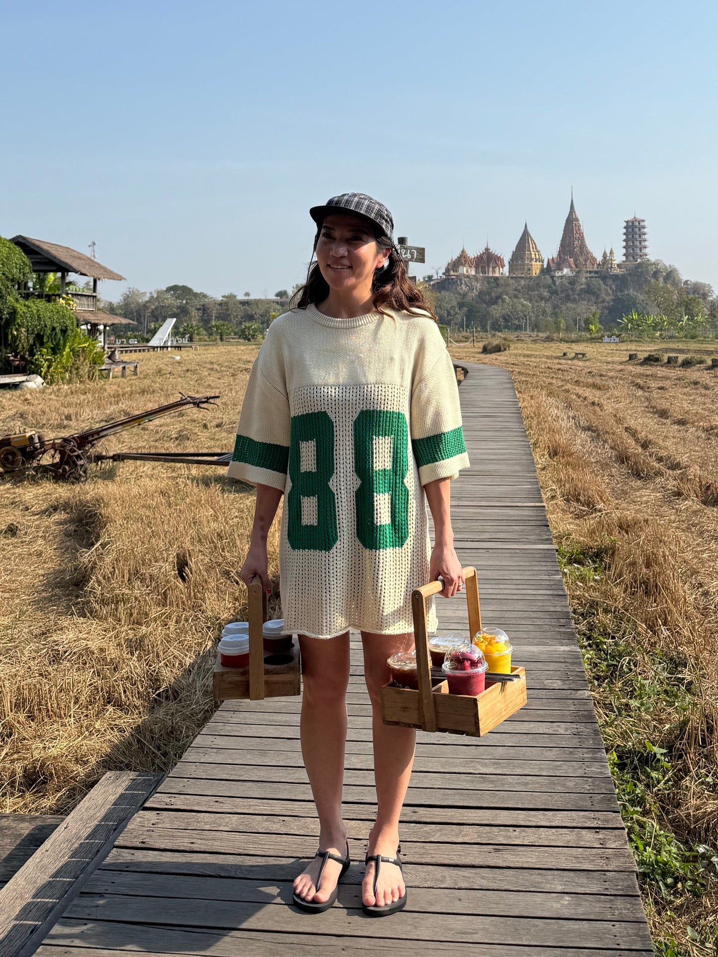 PLEX 88 oversized crochet top