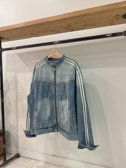 PULL Denim biker jacket