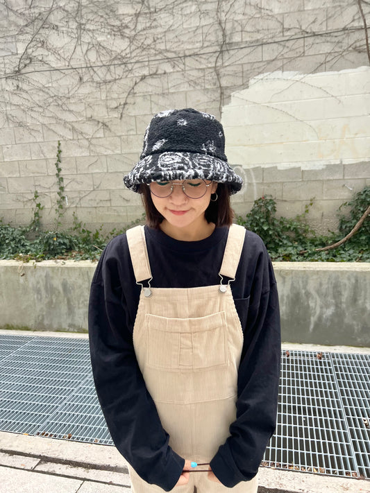 GENE Bandana fleece bucket hat