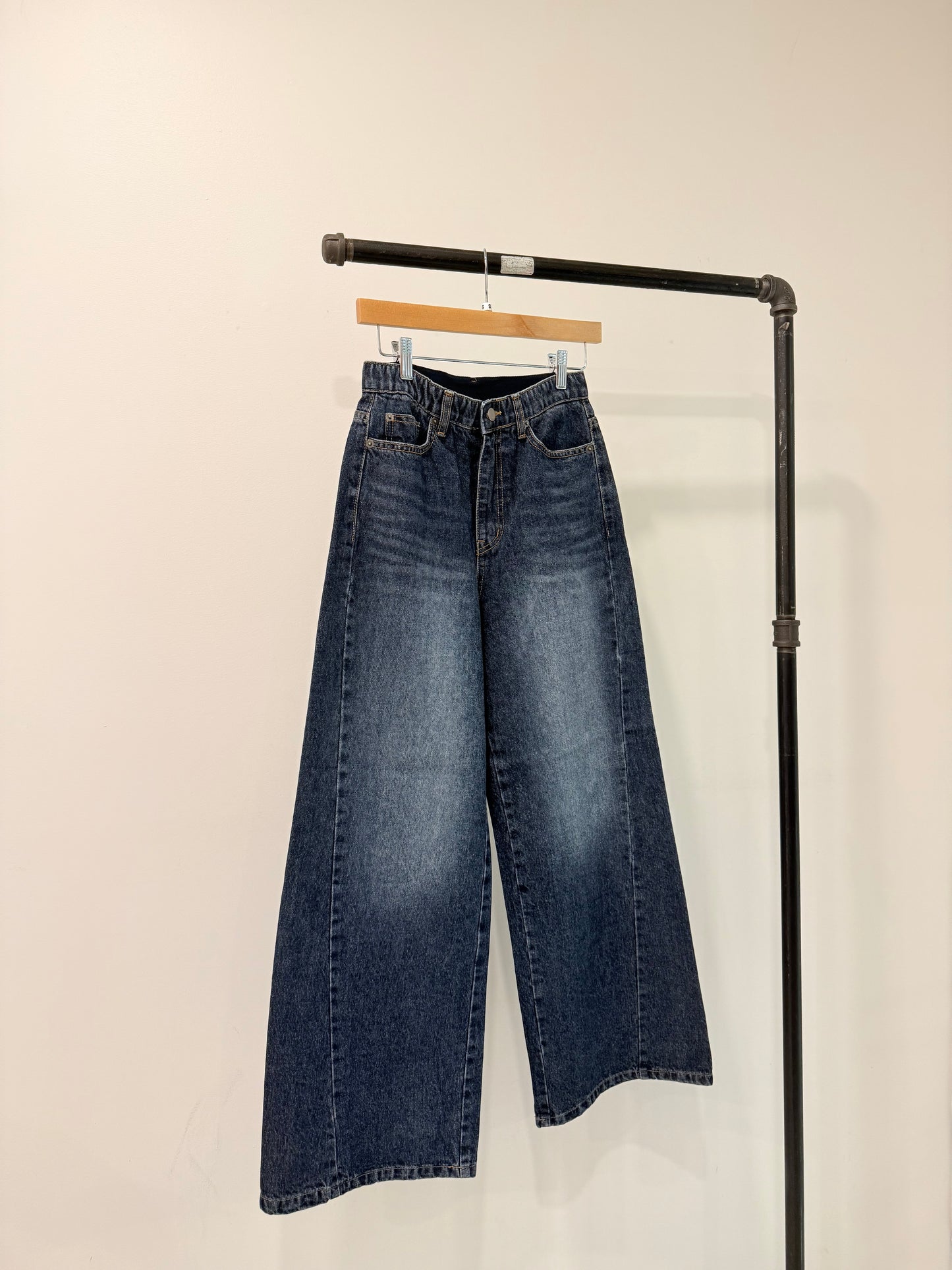 SELLE Diagonal seam jeans
