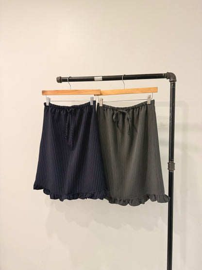 SELECT Pin-stripe skirt